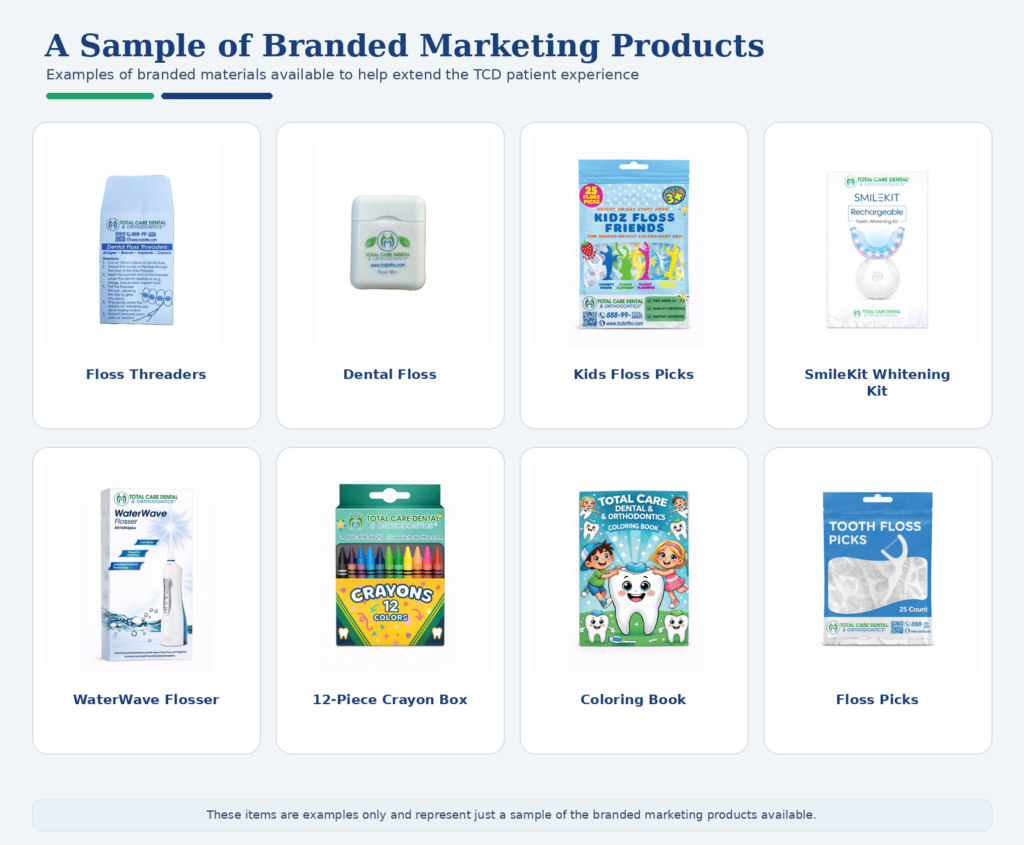 Sample of Branded Marketing Products